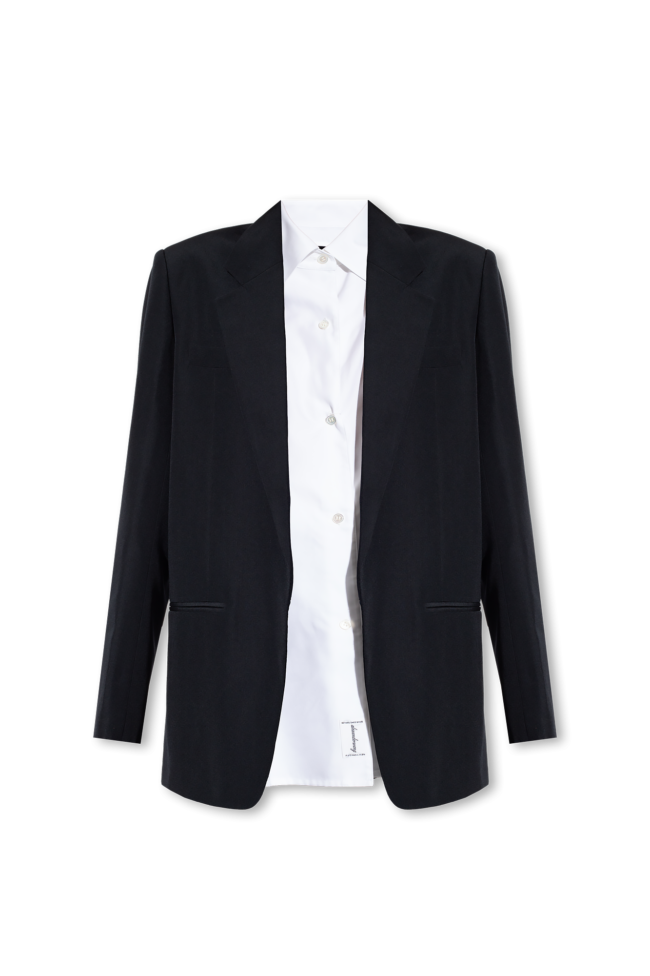 SchaferandweinerShops KR - Black Blazer with detachable